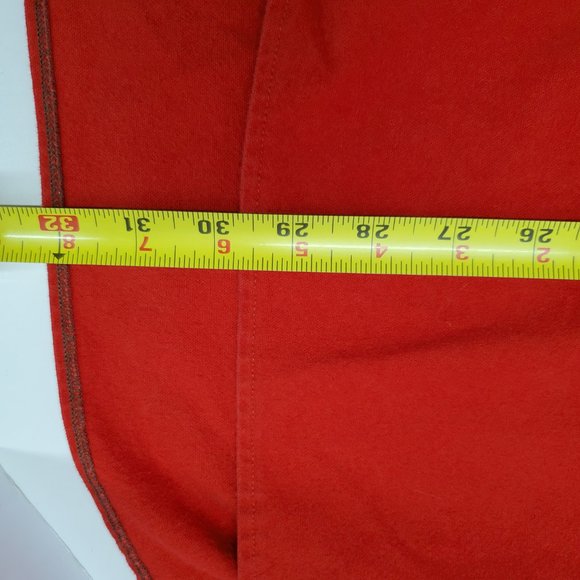 Vtg Woolrich Mens Red Button Up Shirt Jacket Shacket Sz XL Cotton Heavyweight. - Picture 11 of 11